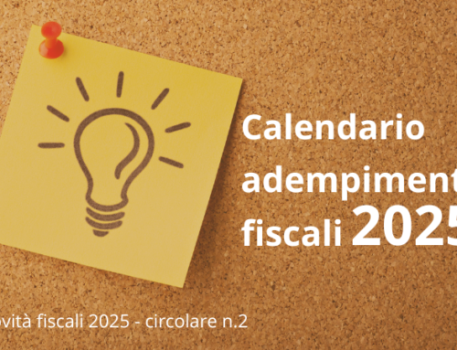 Circolare 02 – Calendario adempimenti fiscali 2025