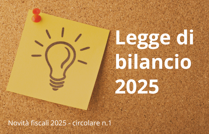 Circolare 2025 n1 Legge di bilancio 2025